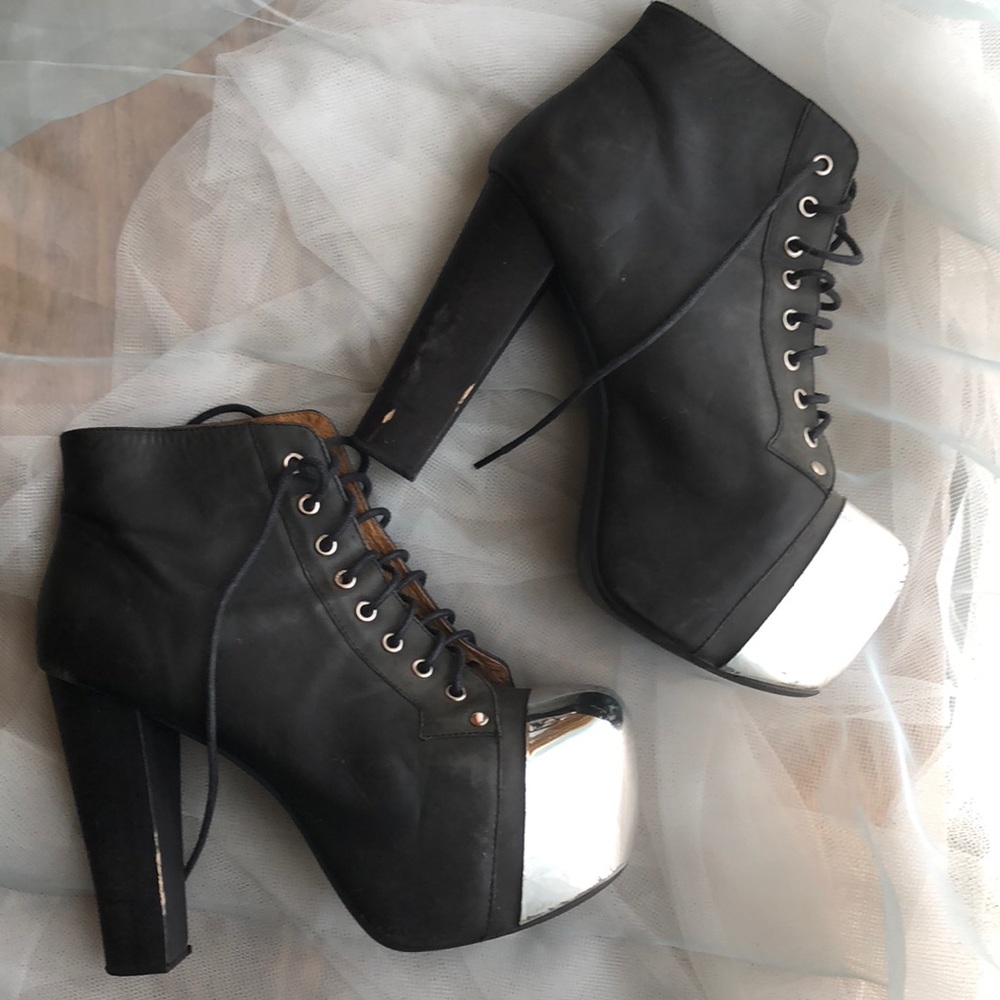 Jeffrey Campbell Steel toed Litas!!!